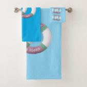Küsten-Rettungsring-Handtuch-Set Badhandtuch Set (Insitu)