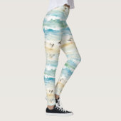 Küsten-Sandpiper-Ufer-Muster (5) Leggings (Rechts)
