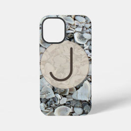 Küsten-Schalen Initial Case Art iPhone 12 Mini Hülle