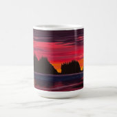 Küsten-Sonnenuntergangs-Tasse Kaffeetasse (Mittel)