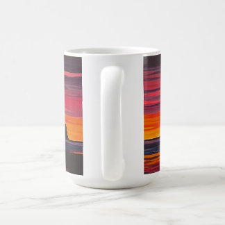 Küsten-Sonnenuntergangs-Tasse Kaffeetasse
