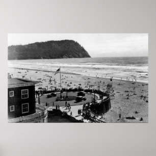 Küsten-Strand und Promenaden-Fotografie Poster