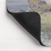 Küsten-Szene mit Kindern im Vordergrund Mousepad (Ecke)
