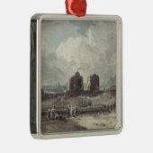 Küsten-Szene Silbernes Ornament (Rechts)