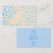 Küsten-themenorientierter Entwurf in den Visitenkarte (Vorne/Hinten)