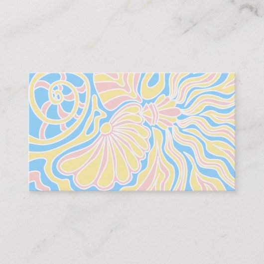 Küsten-themenorientierter Entwurf in den Visitenkarte (Vorderseite)