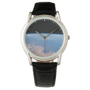 Küsten Tunesiens und Libyens und Insel Sizilien Armbanduhr