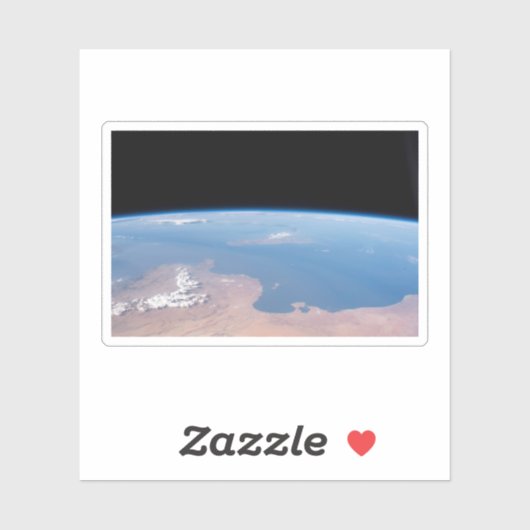 Küsten Tunesiens und Libyens und Insel Sizilien Aufkleber (Blatt)