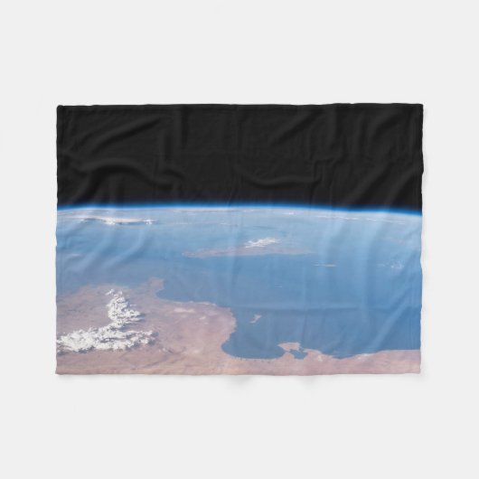 Küsten Tunesiens und Libyens und Insel Sizilien Fleecedecke (Vorderseite (Horizontal))