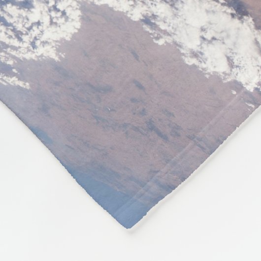 Küsten Tunesiens und Libyens und Insel Sizilien Fleecedecke (Ecke)