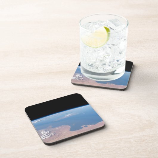 Küsten Tunesiens und Libyens und Insel Sizilien Getränkeuntersetzer (Rechte Seite)