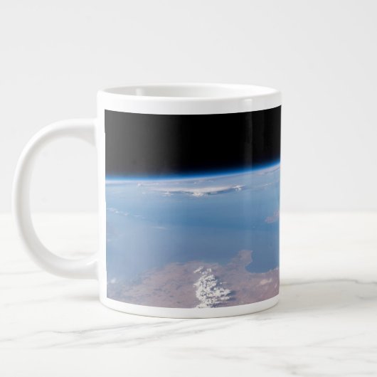 Küsten Tunesiens und Libyens und Insel Sizilien Jumbo-Tasse (Links)