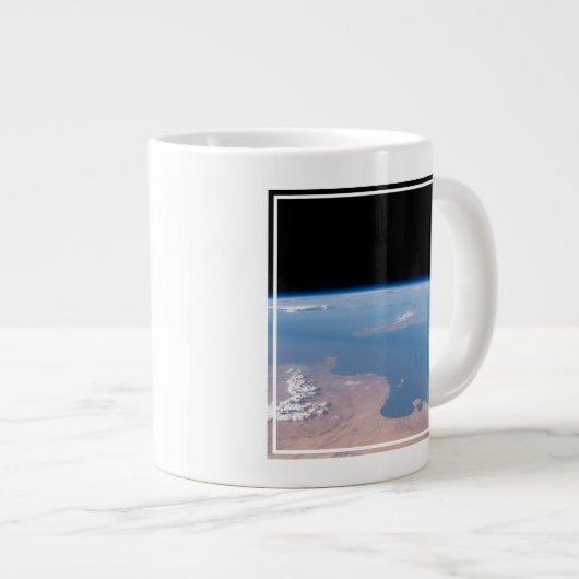 Küsten Tunesiens und Libyens und Insel Sizilien Jumbo-Tasse (Vorderseite Rechts)