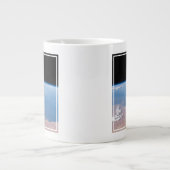 Küsten Tunesiens und Libyens und Insel Sizilien Jumbo-Tasse (Vorderseite)