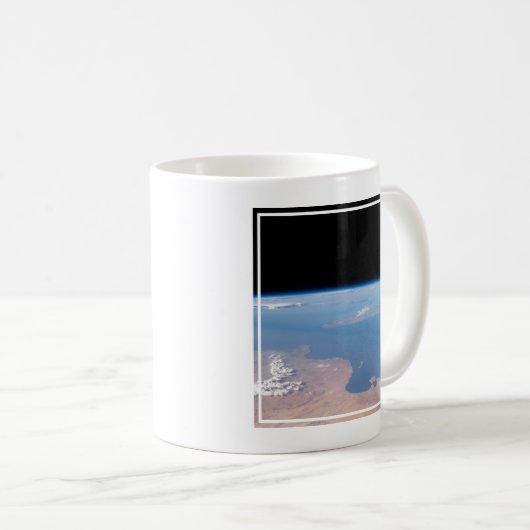 Küsten Tunesiens und Libyens und Insel Sizilien Kaffeetasse (VorderseiteRechts)