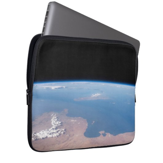 Küsten Tunesiens und Libyens und Insel Sizilien Laptopschutzhülle (Vorne Rechts)