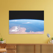 Küsten Tunesiens und Libyens und Insel Sizilien Leinwanddruck (Insitu (Wohnzimmer))