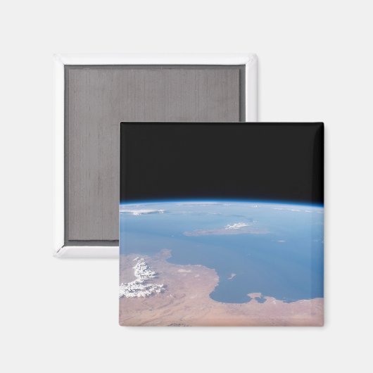 Küsten Tunesiens und Libyens und Insel Sizilien Magnet (Vorderseite/Rückseite)