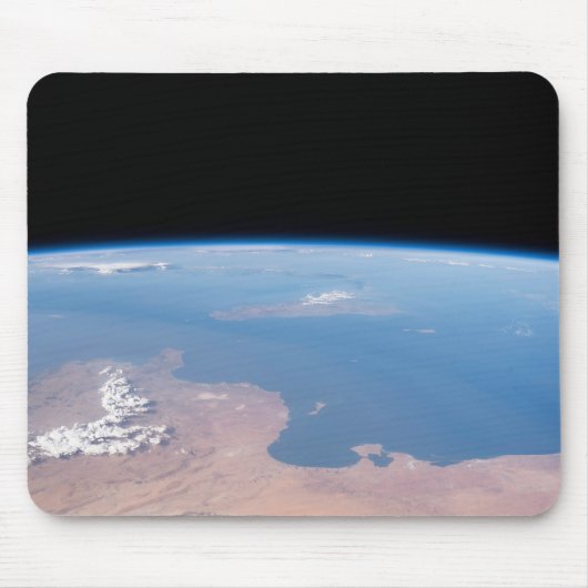 Küsten Tunesiens und Libyens und Insel Sizilien Mousepad (Vorne)