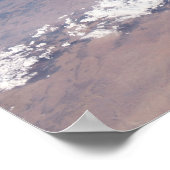 Küsten Tunesiens und Libyens und Insel Sizilien Poster (Ecke)