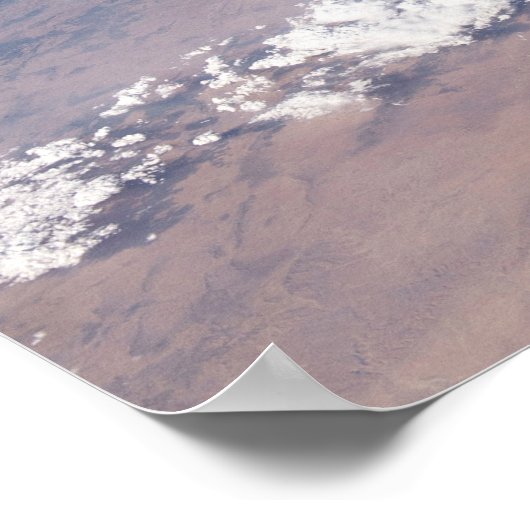 Küsten Tunesiens und Libyens und Insel Sizilien Poster (Ecke)