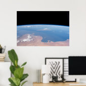 Küsten Tunesiens und Libyens und Insel Sizilien Poster (Heimbüro)