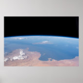 Küsten Tunesiens und Libyens und Insel Sizilien Poster (Vorne)