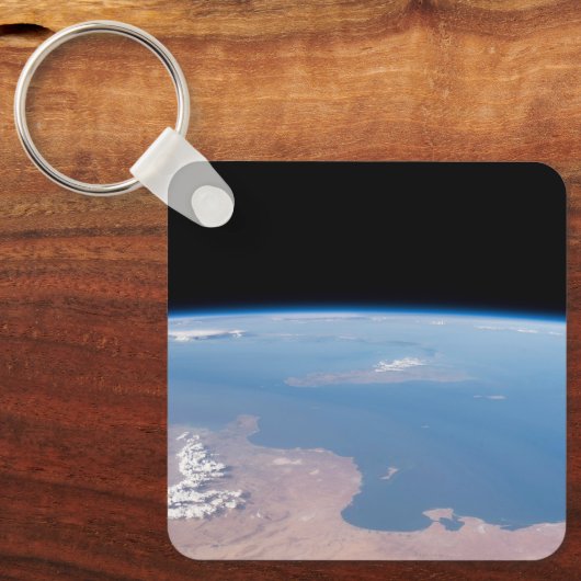 Küsten Tunesiens und Libyens und Insel Sizilien Schlüsselanhänger (Vorderseite)