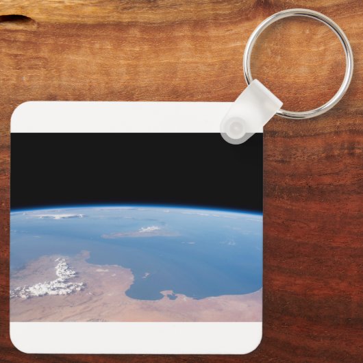 Küsten Tunesiens und Libyens und Insel Sizilien Schlüsselanhänger (Rückseite)