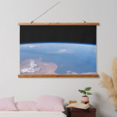 Küsten Tunesiens und Libyens und Insel Sizilien Wandteppich Mit Holzrahmen (Schlafzimmer)