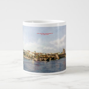 Küsten Volk/costeiro/Coastal Pobo town Jumbo-Tasse