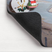 Küsten-Weihnachtsmausunterlage Mousepad (Ecke)