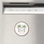 Küsten-Weihnachtspalmen mit Hängematte Magnet (In Situ (Geschirrspüler))