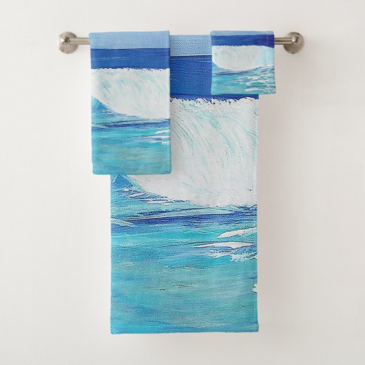 Küsten Zuhause Badehandtuch Handtuch Set Beach Art (Insitu)