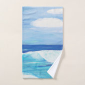 Küsten Zuhause Badehandtuch Handtuch Set Beach Art (Handtuch)