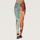 Küstenabenteuer Sommerleggings Leggings (Rückseite)
