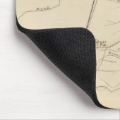 Küstenabschnitt Barnegat Bay bis Tuckerton Chart M Mousepad (Ecke)