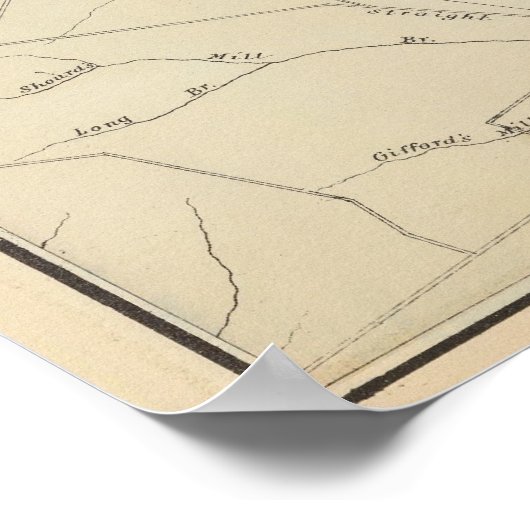 Küstenabschnitt Barnegat Bay bis Tuckerton Chart M Poster (Ecke)