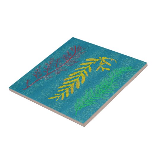 Küstenalgen Fliese (Seite)