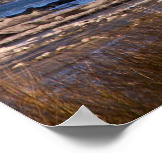 Küstenansicht Poster (Ecke)