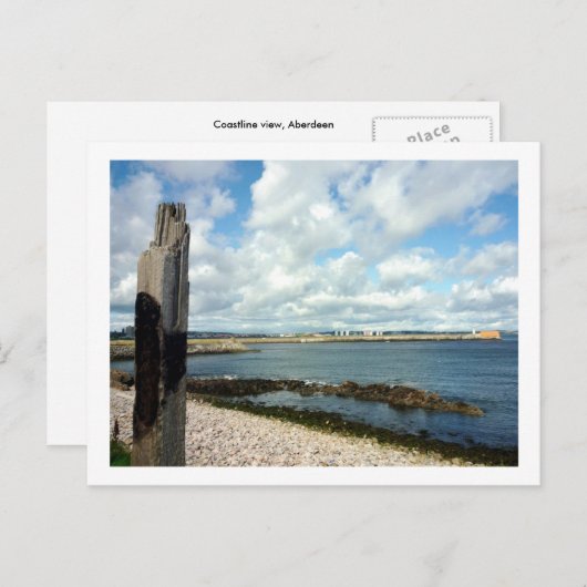 Küstenansicht Postkarte (Vorne/Hinten)