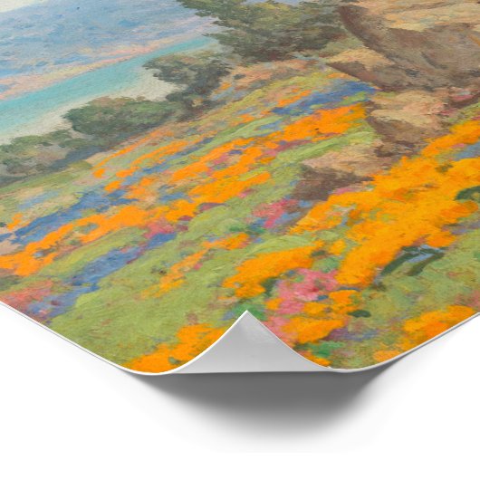 Küstenansicht | William Franklin Jackson Poster (Ecke)