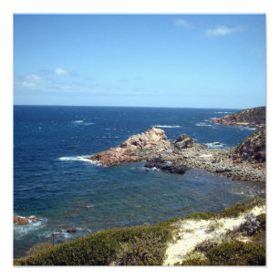 Küstenansichten von Australien, Strand und Ozean, Fotodruck
