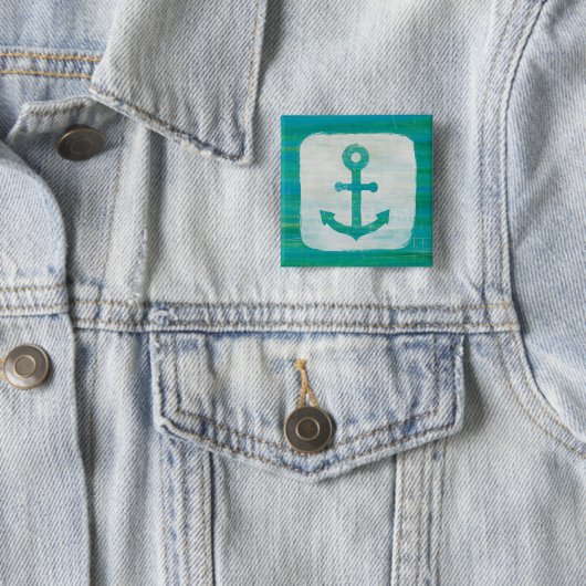 Küstenaqua-Anker der kunst-| Button (Beispiel)