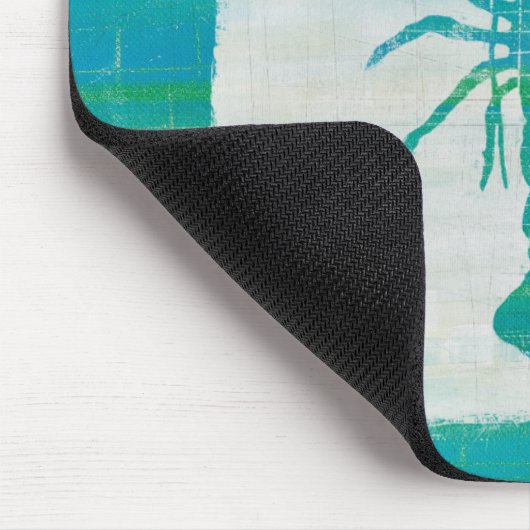 Küstenaqua-Hummer der kunst-| Mousepad (Ecke)