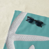Küstenartmodisches Starfish-Türkis-Blau Strandtuch (Beispiel)