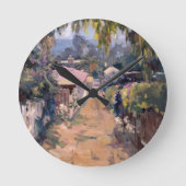 Küstenbahn Runde Wanduhr (Vorderseite)