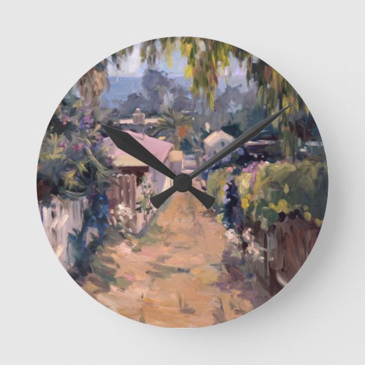 Küstenbahn Runde Wanduhr (Vorderseite)