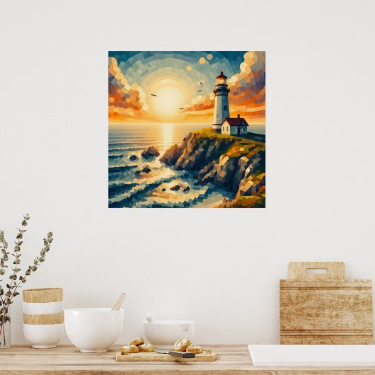 Küstenbakon Poster (Küche)