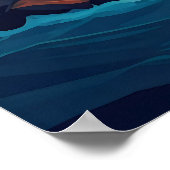 Küstenbakon Poster (Ecke)